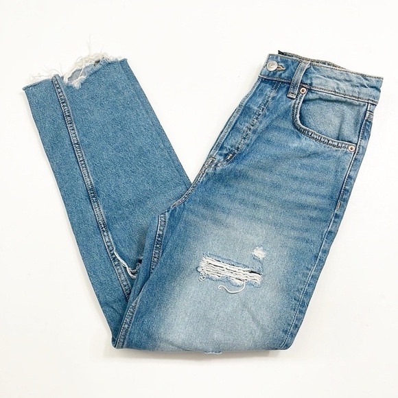 Divided by H&M high waisted distressed denim jeans - Picture 3 of 6